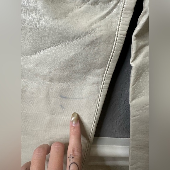 Agolde Recycled Leather Fitted 90s Pants‎ size 26 - Picture 11 of 16